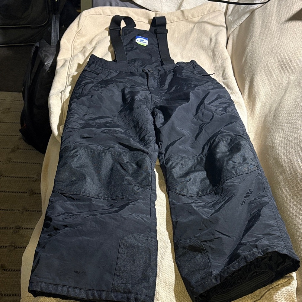 Children's Black Overalls
